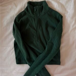 Aritzia Sunday Best Half-Zip Long Sleeve